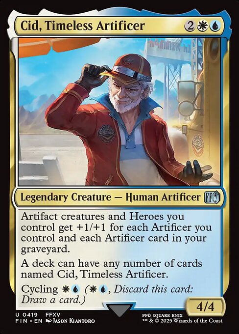 FIN: Cid, Timeless Artificer (0419) (Foil)