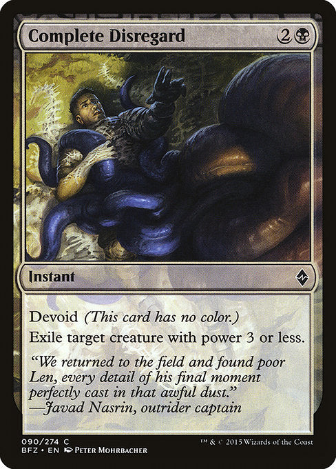 BFZ: Complete Disregard
