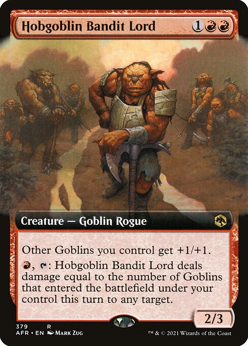 AFR: Hobgoblin Bandit Lord (Extended Art) (Foil)