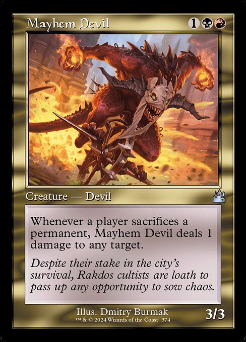 RVR: Mayhem Devil (Retro Frame) (Foil)