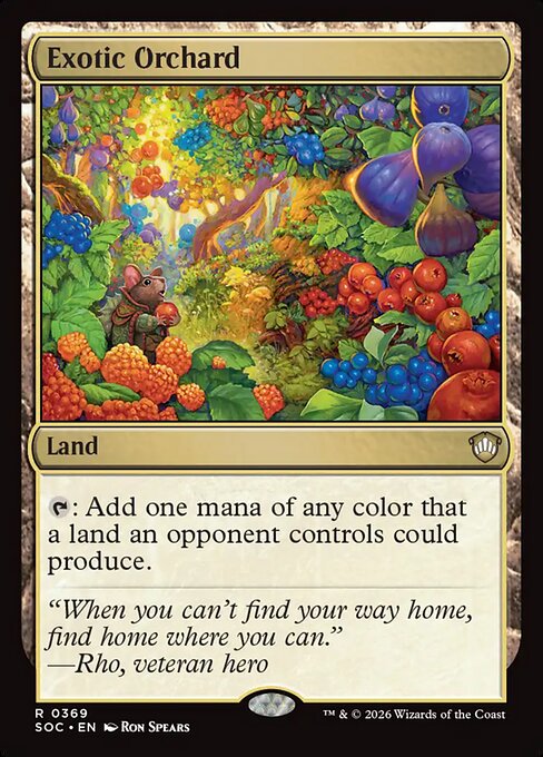 SOC: Exotic Orchard