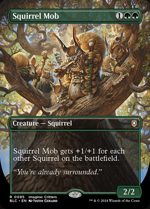 BLC: Squirrel Mob (Borderless) (Foil)