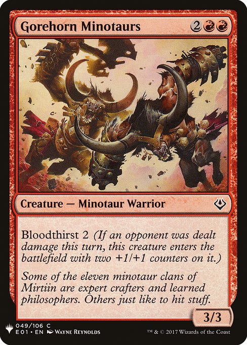 PLST: Gorehorn Minotaurs