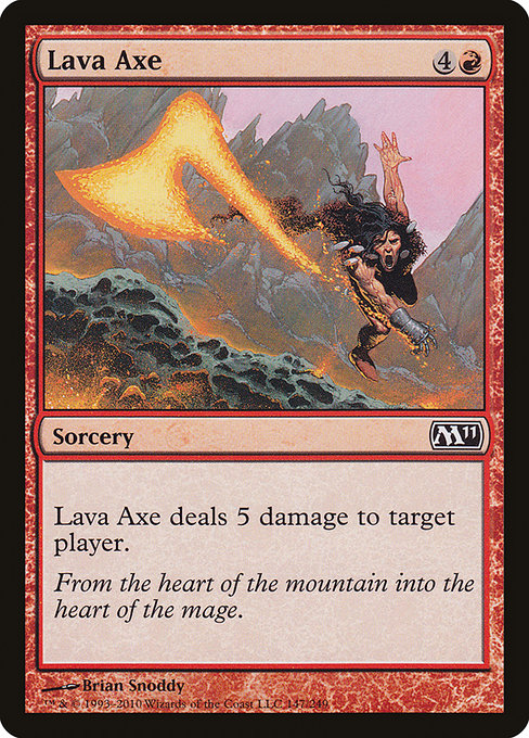 M11: Lava Axe (Foil)
