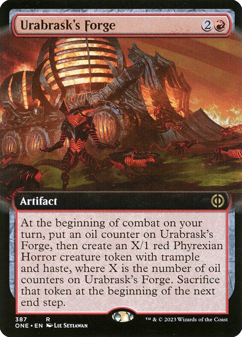 ONE: Urabrask's Forge (Extended Art) (Foil)