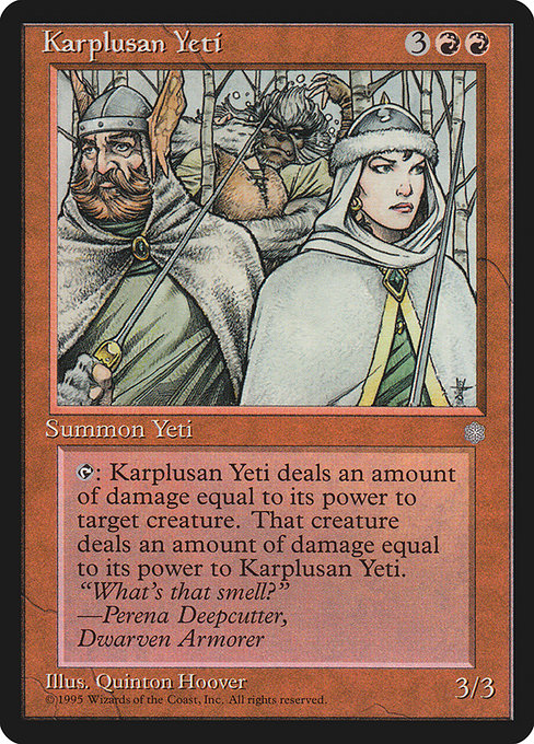 ICE: Karplusan Yeti