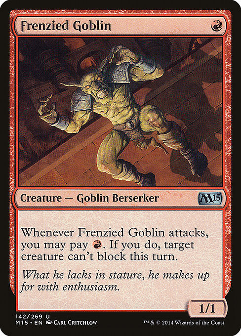 M15: Frenzied Goblin (Foil)