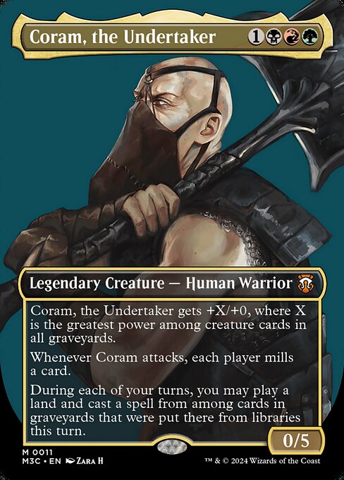 M3C: Coram, the Undertaker (Borderless) (Foil)