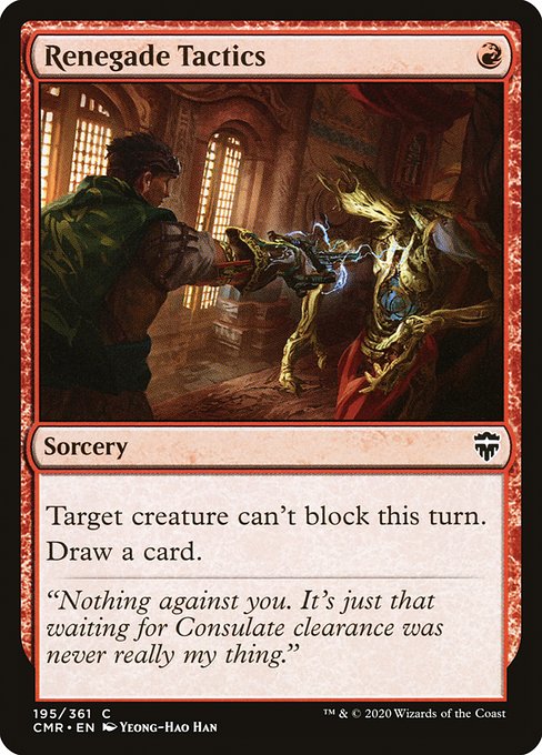 CMR: Renegade Tactics (Foil)