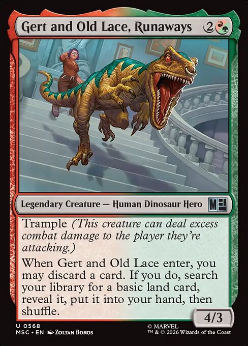 MSC: Gert and Old Lace, Runaways