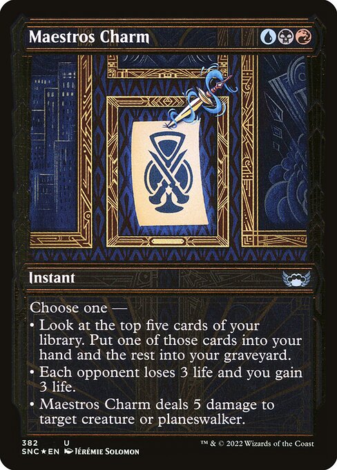 SNC: Maestros Charm (Gilded Foil)