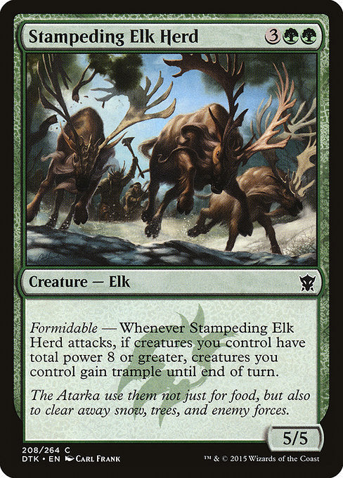 DTK: Stampeding Elk Herd