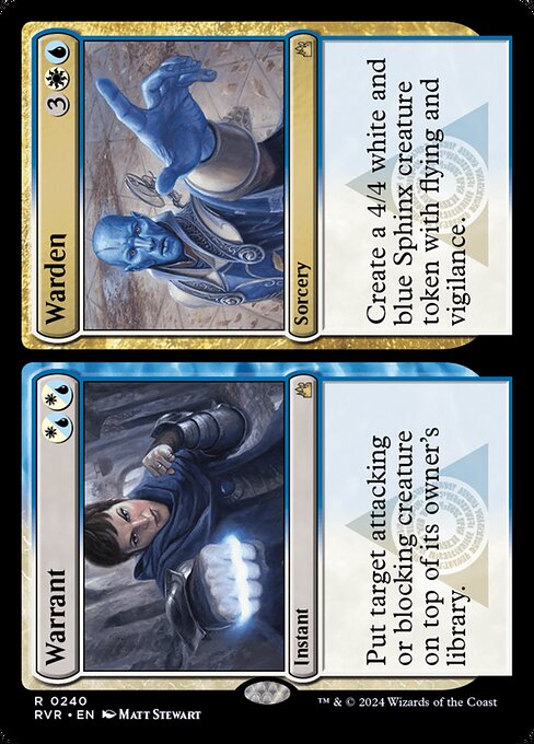 RVR: Warrant // Warden (Foil)