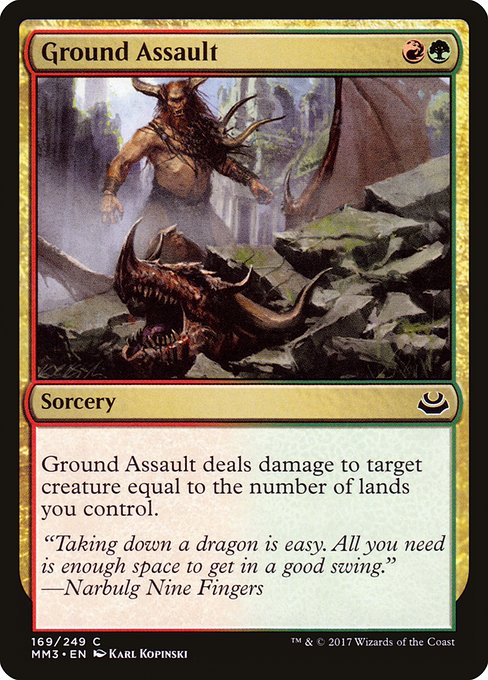 MM3: Ground Assault (Foil)