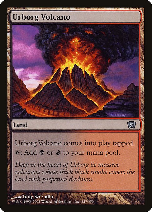 8ED: Urborg Volcano (Foil)