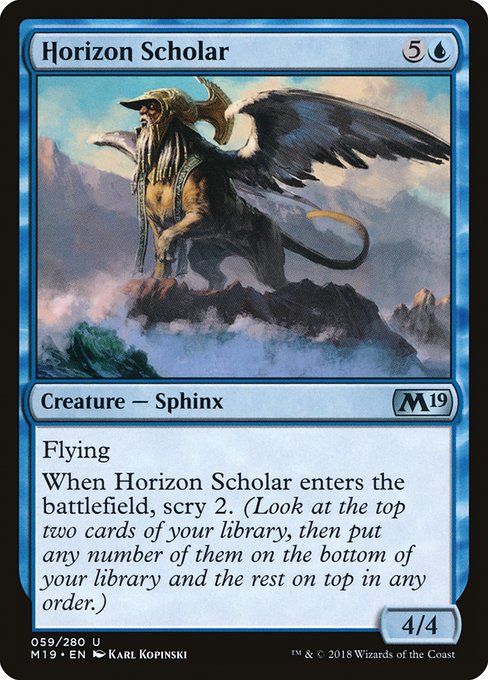 M19: Horizon Scholar