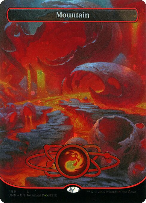 UNF: Mountain (489) (Borderless) (Galaxy Foil)