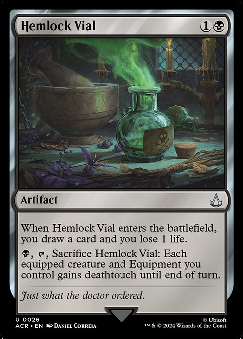 ACR: Hemlock Vial (Foil)