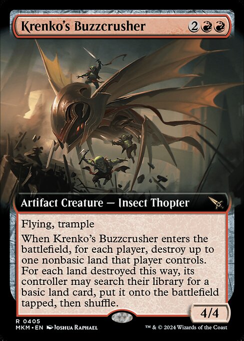 MKM: Krenko's Buzzcrusher (Extended Art)