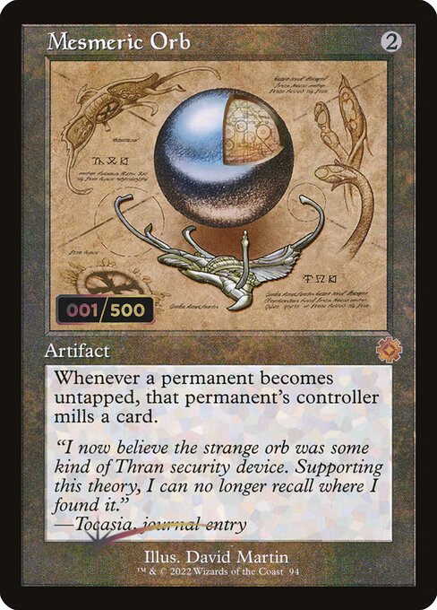 BRR: Mesmeric Orb (Schematic) (Serial Numbered) (Foil)