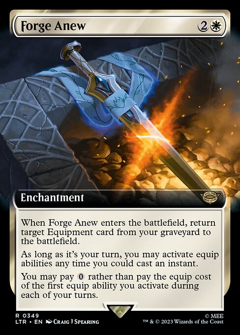 LTR: Forge Anew (Extended Art) (Foil)