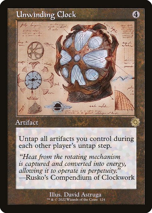 BRR: Unwinding Clock (Schematic) (Foil)