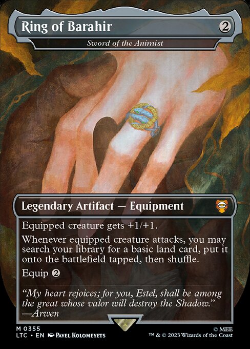 LTC: Ring of Barahir - Sword of the Animist (Foil)