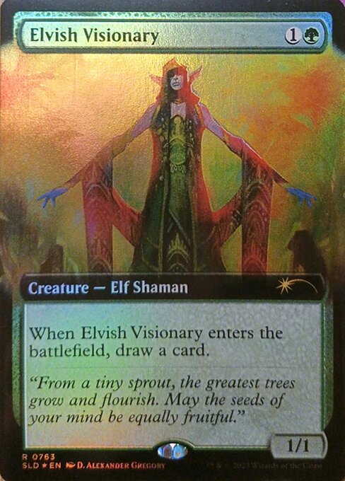 SLD: Elvish Visionary (Extended Art) (Foil)