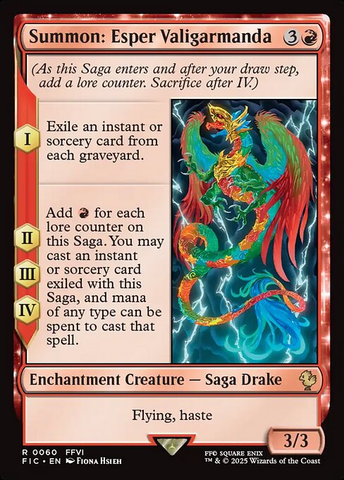 FIC: Summon: Esper Valigarmanda (Foil)