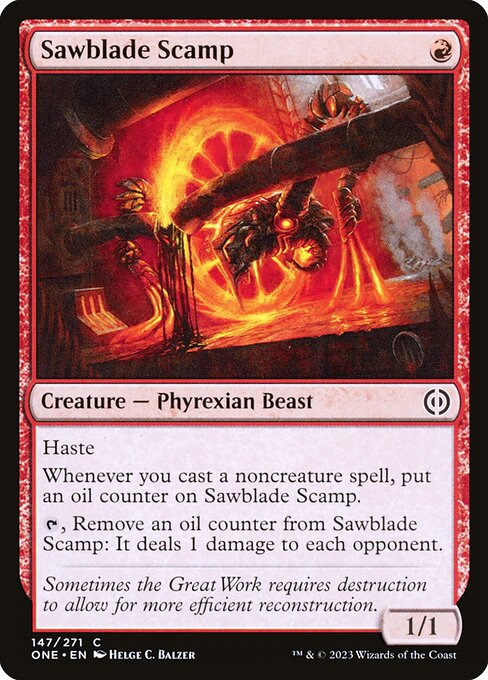 ONE: Sawblade Scamp