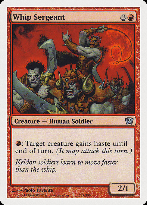9ED: Whip Sergeant