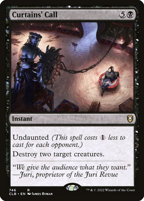 CLB: Curtains' Call