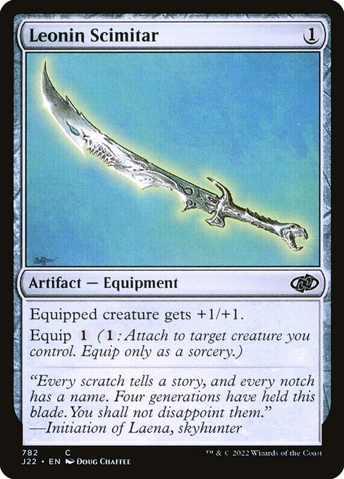 J22: Leonin Scimitar