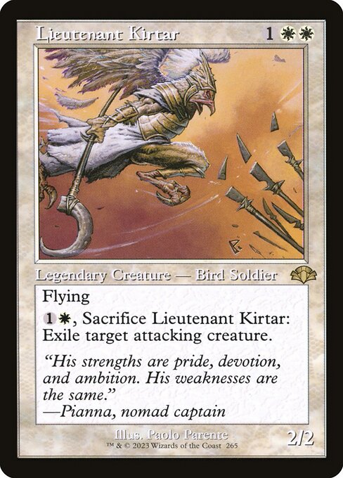 DMR: Lieutenant Kirtar (Retro Frame) (Foil)