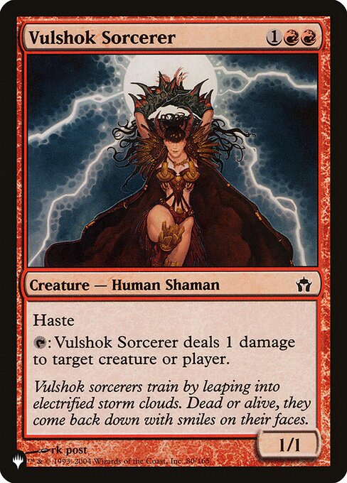 PLST: Vulshok Sorcerer