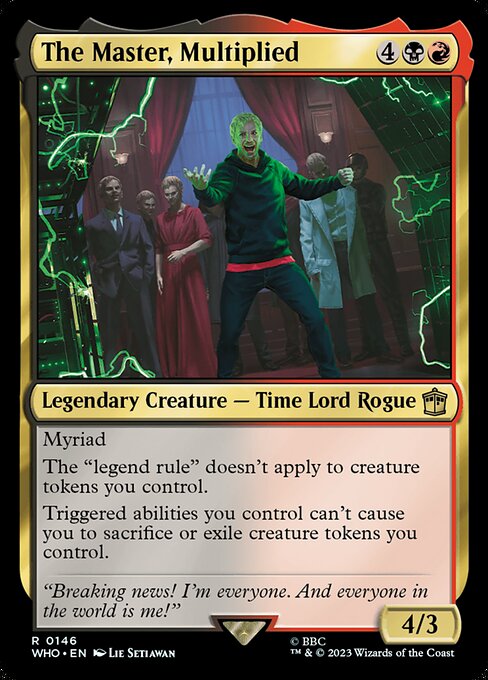 WHO: The Master, Multiplied