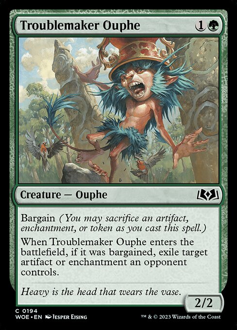 WOE: Troublemaker Ouphe