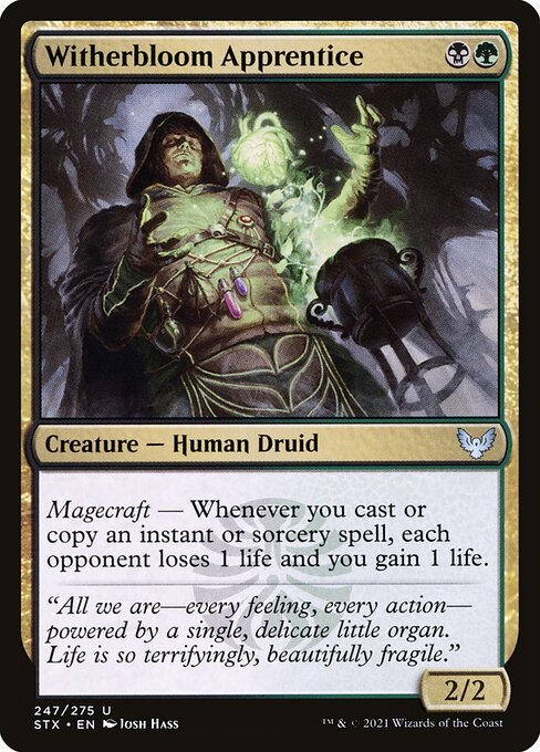 STX: Witherbloom Apprentice (Foil)