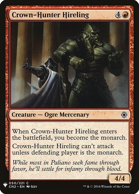 PLST: Crown-Hunter Hireling
