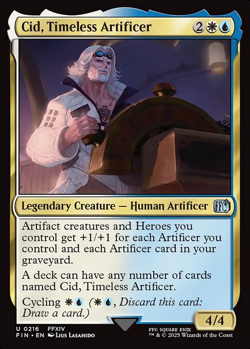 FIN: Cid, Timeless Artificer (0216) (Foil)
