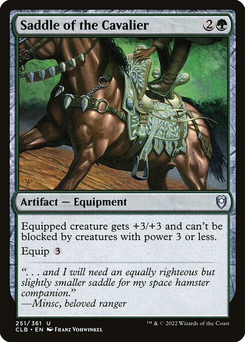 CLB: Saddle of the Cavalier (Foil)