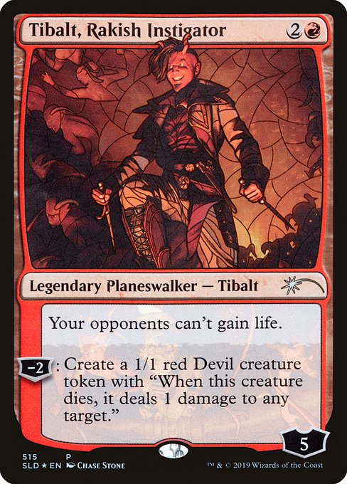 SLD: Tibalt, Rakish Instigator (Stained Glass) (Foil)