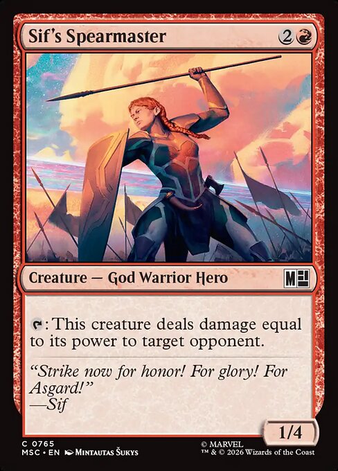 MSC: Sif's Spearmaster (Foil)