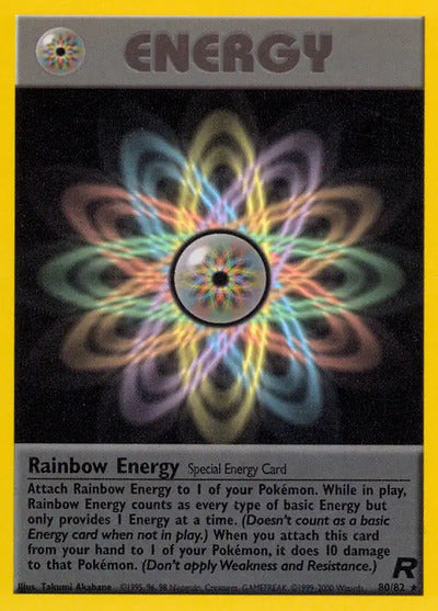 Rainbow Energy (80) 80/82 Unlimited Team Rocket