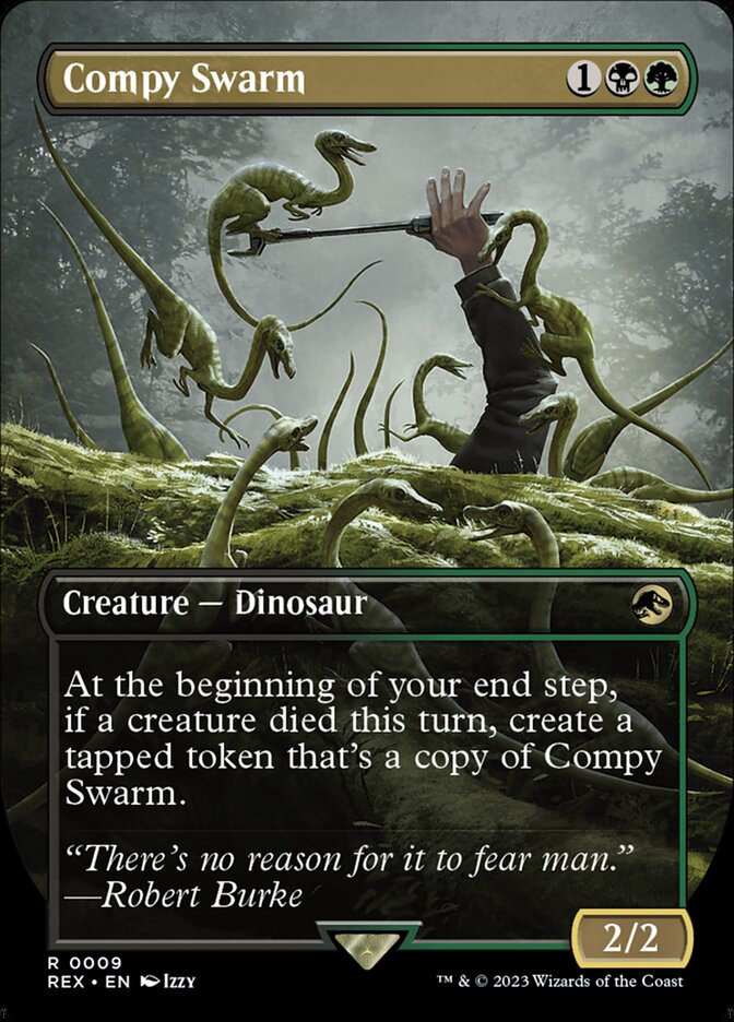 Compy Swarm (Borderless) [Foil] :: REX