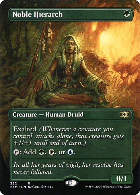 2XM: Noble Hierarch (Borderless) (Foil)