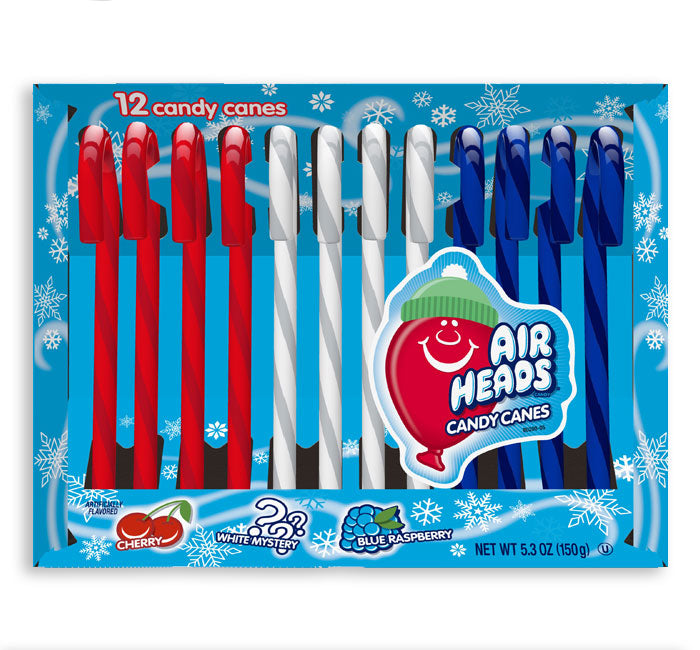 Airheads Candy Canes - 12 Pack