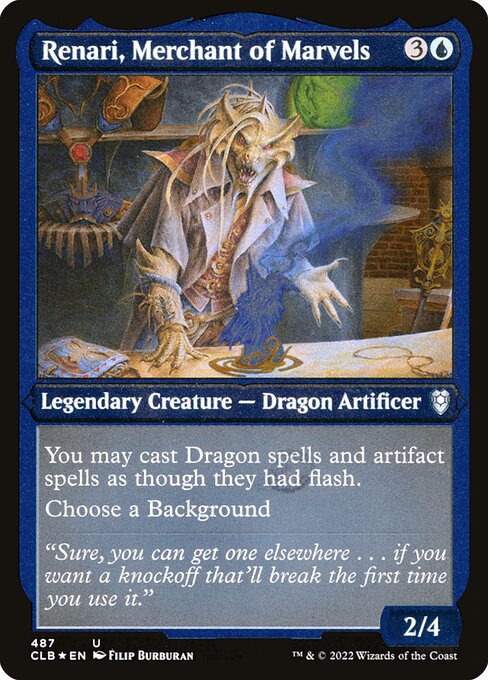 CLB: Renari, Merchant of Marvels (Foil Etched)