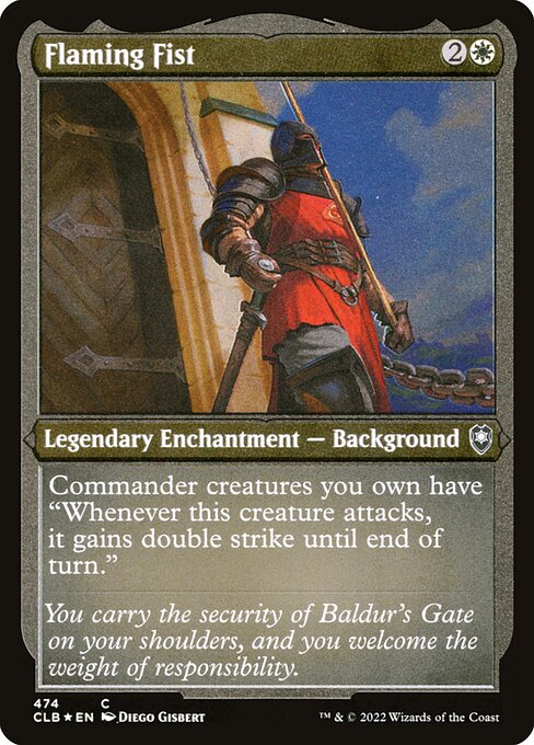 CLB: Flaming Fist (Foil Etched)