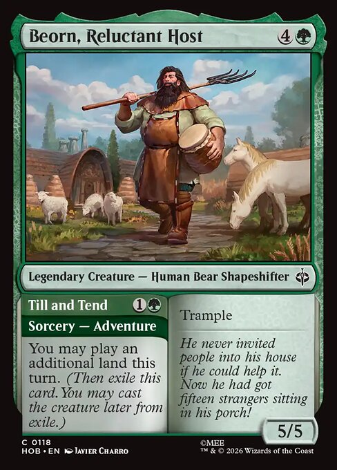 HOB: Beorn, Reluctant Host